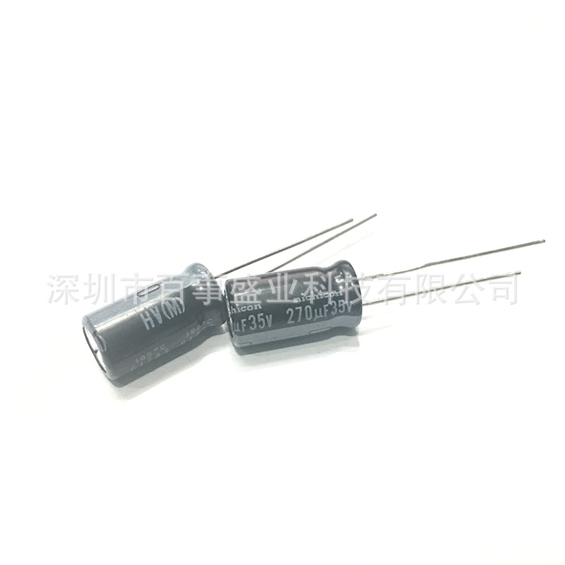 原装nichicon尼吉康 电解电容35V270UF 8X16 105度 HV系列
