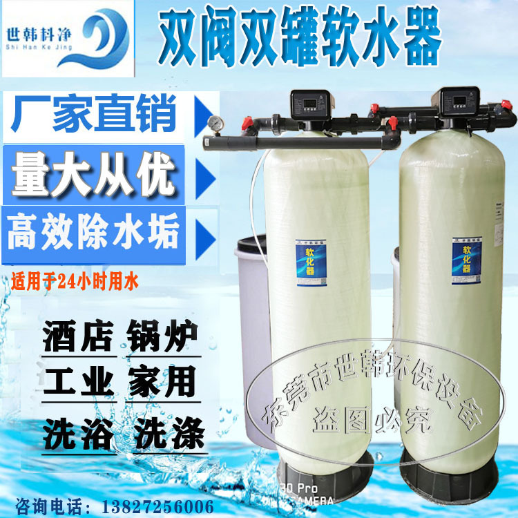 5吨双阀双罐软水机1