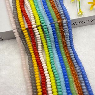 8x5mm��ɫ������P܇݆�鴮������ѩ���ֹ�DIY����朴����Ʒ