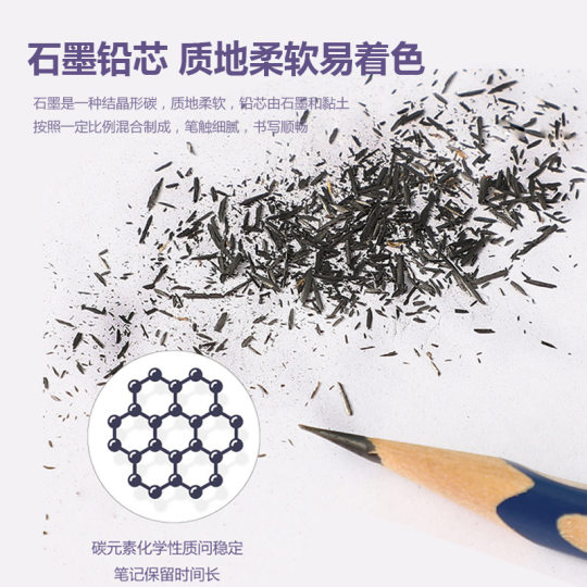 Cave Pen pencil Primary School students triangle HB/2B children's correction posture practice pencil learning stationery wholesale
