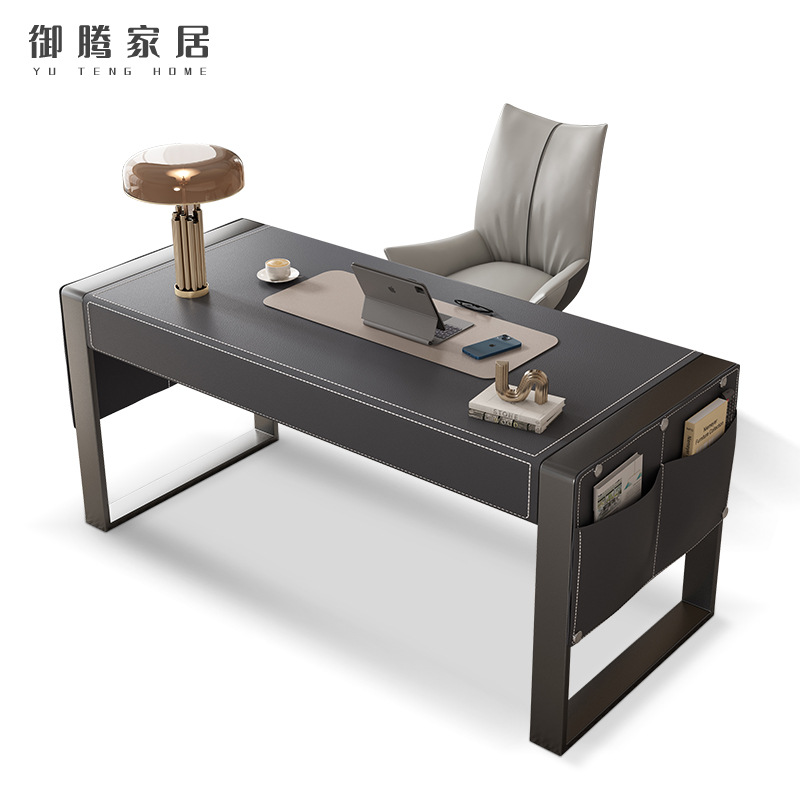 Desk Simple Study Room Home Saddle Skill Desk Solid Wood Designer…
