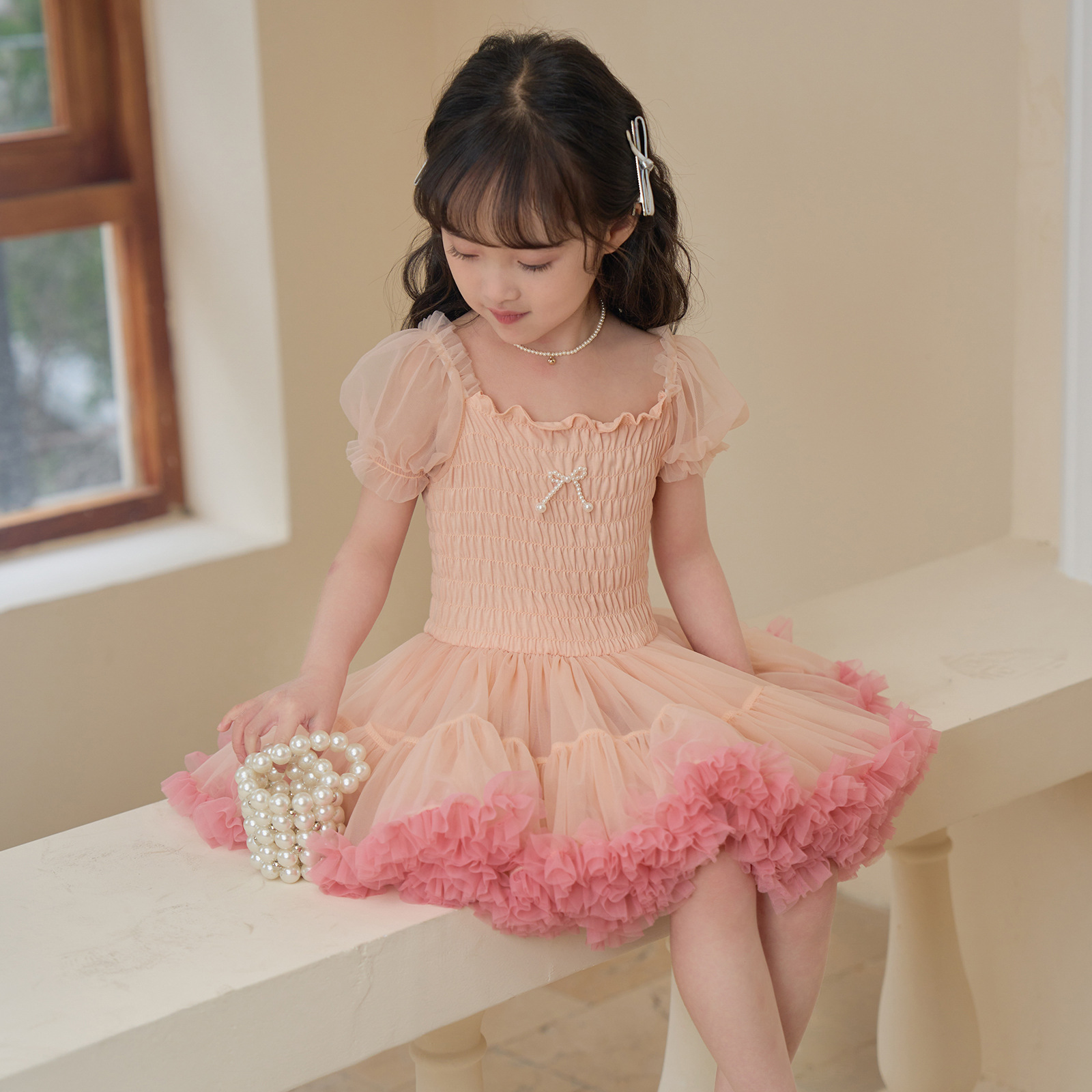 Lingfeng Dress Girls Summer New Puff Skirt Children's Tutu Skirt Halloween Baby Girl Princess Skirt Trendy