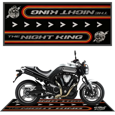 Avtomobil döşəmə paspasları Harley Printed Rubber Mat Enthusiast