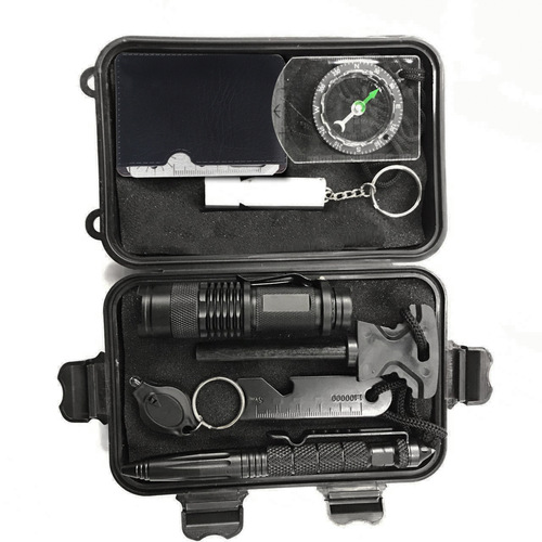 Travel Outdoor SOS Equipment Survival Box Tool Set Multifunctional Wild Survival First Aid Box Emergency Supplies