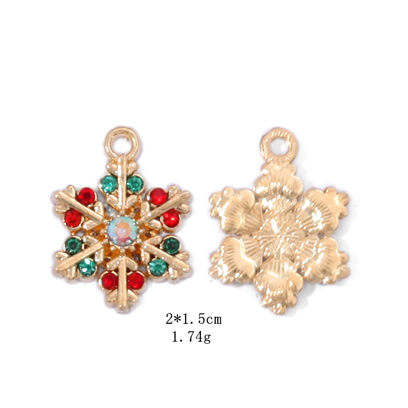 15g Weight 304 Stainless Steel Ear Needle Material Drop Earrings, Ear Studs Classification 1 Pair Quantity Daily, Street Occasion Alloy Material Christmas Festival Geometric, Santa Claus, Snowflake Pattern Women's Gender Classic Style Style 1 Pair Christmas Classic Style Geometric Santa Claus Snowflake Alloy Drop Earrings Ear Studs 2
