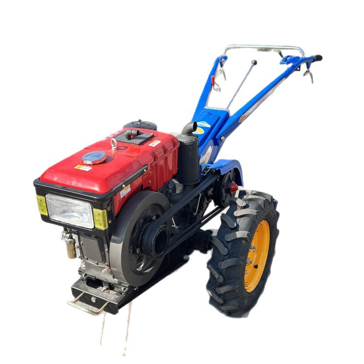 Tractor manual diesel pequeño tipo 101 8 - 13 hp arado rotativo de agua y sequía tractor de siembra