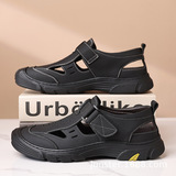 Кожаные летние сандалии, универсальная износостойкая модная обувь для кожаной обуви, воловья кожа, оптовые продажи