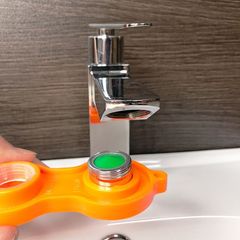 Bubble Faucet Handle Slip-Resistant Vegetable Sink Hand Basin Sink Face Basin Faucet Splash Outflow Nozzle Disassembly Installation Tool