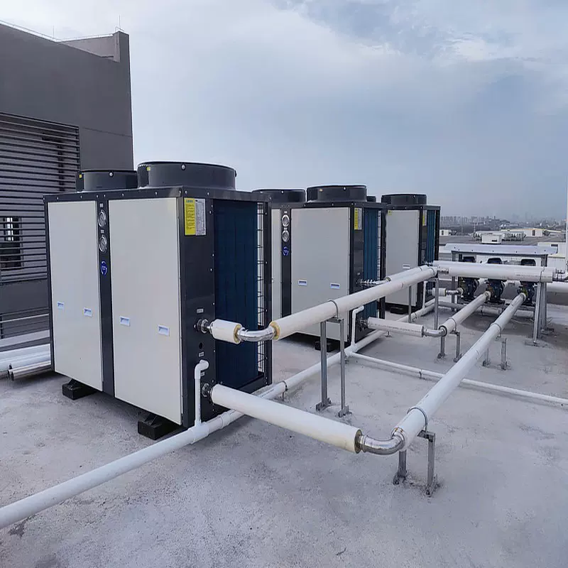 供应10P空气能热泵热水机组商用空气源热泵节能热水工程系统变频