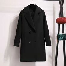 赫本风毛呢外套女韩版中长款2025秋冬小个子呢子大衣