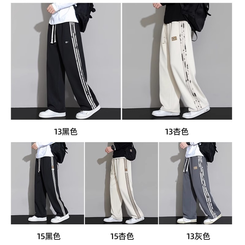 NASA Pants Men's Spring and Autumn 2025 New Loose Straight Men's Pants Loose Wide Leg Sports Casual Trousers