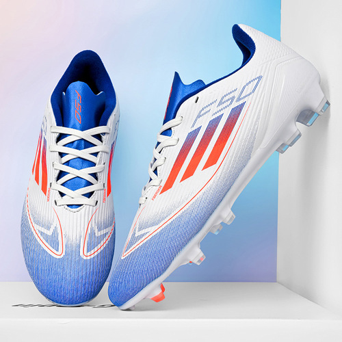 F50 New Student Low-Top Football Shoes with Long studs for Match and Training, Youth Sports Football Shoes