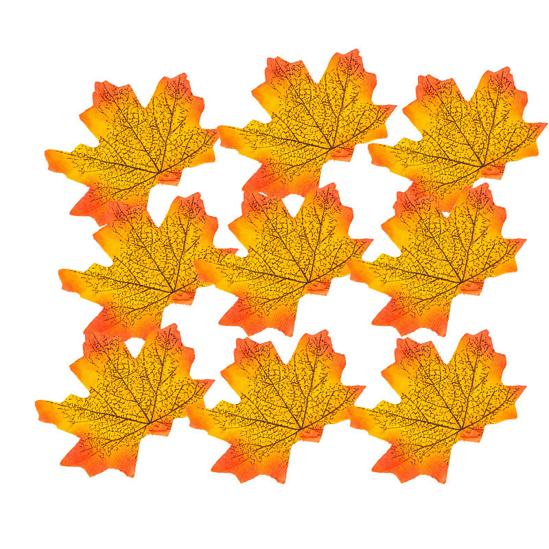 Thanksgiving Autumn Series Simulation Maple Leaf Garment Decoration Accessories Photo Photography Props Autumn Leaf Decoration