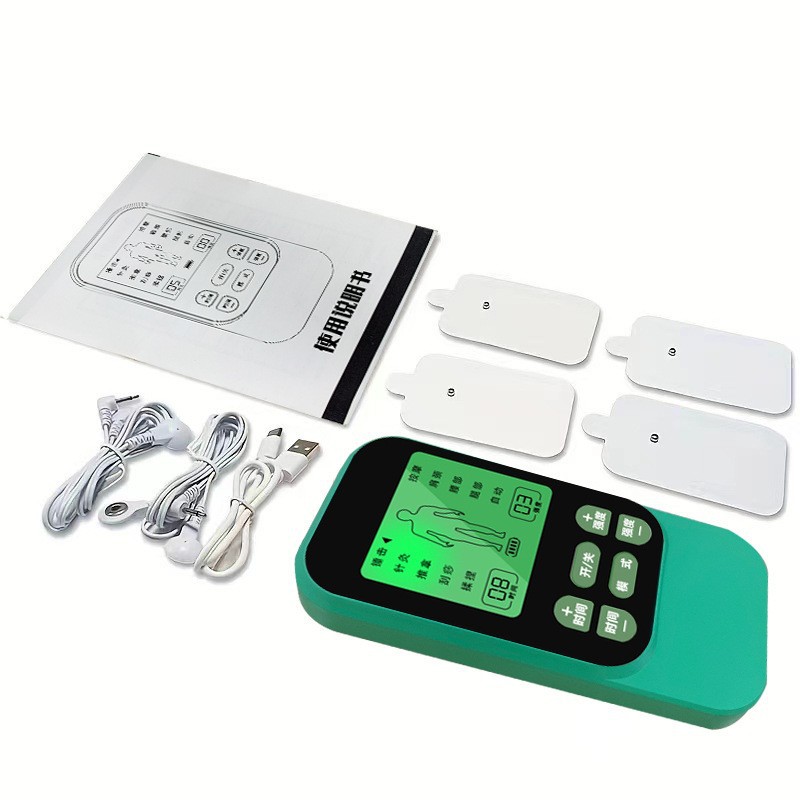 Nuevo masajeador de choque dragado meridianos pulso muscular doméstico mini electroterapia acupuntura parche de dispositivo de fisioterapia