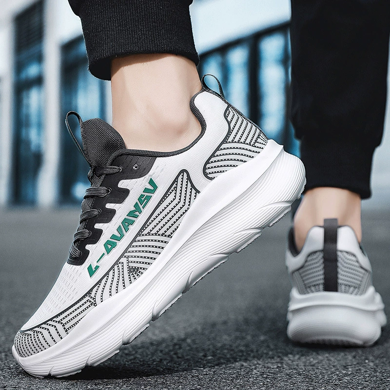 Мужская спортивная обувь летающая сетка повседневная мода модная мода беговая обувь для пар больших размеров на открытом воздухе альпинистская обувь