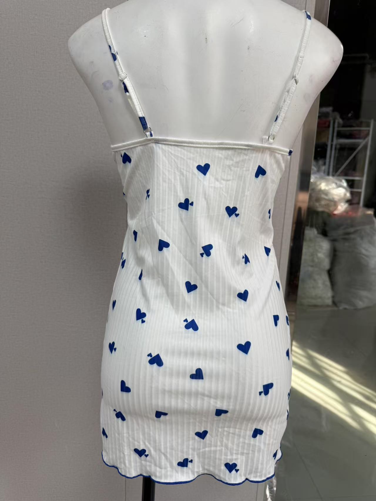 140g Weight Sleeveless Sleeve Length Pajamas Lingerie Type Pullovers Placket Type Polyester Fabric Type Regular Top Length 1 Piece Quantity Home Occasion Strap Neckline Breathable Function Slim Fit Type Heart Shape, Bow Knot Pattern All Seasons Season Women's Gender Sweet Style Home Women's Sweet Heart Shape Bow Knot Polyester Pajama Sets 16
