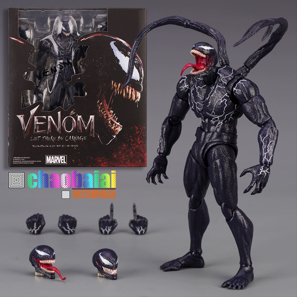 Фильм и телевидение Marvel SHF Venom Symbiote необыкновенный Человек-паук Веном шарнир подвижная модель ручной работы игрушки в подарок