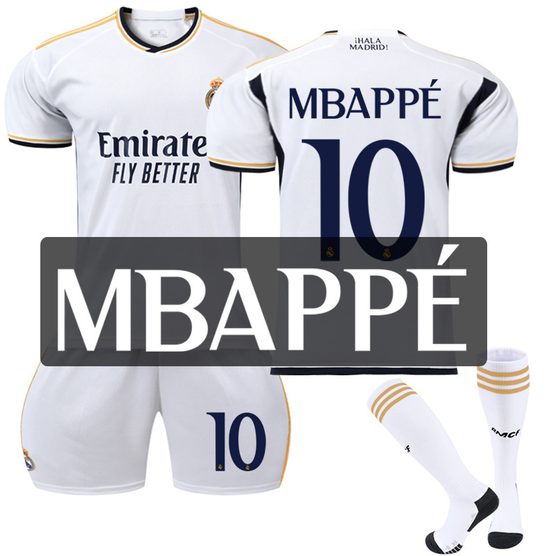 2324 Camiseta de fútbol del Real Madrid No. 7 Vinicius 5 Camiseta Belingham Mbappé 10 Modric Cross-border