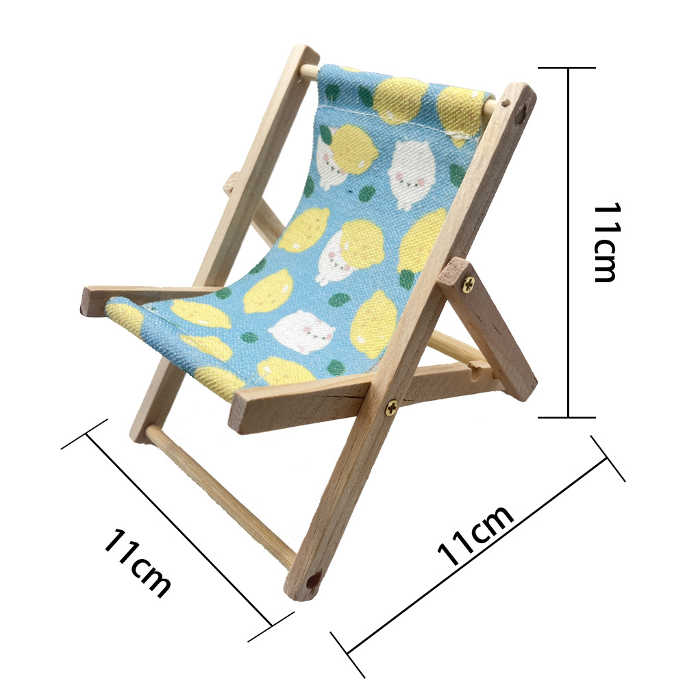 Productos para el hogar de mascotas pequeñas, convenientes sillas de playa plegables, hámster, totoro, mini adornos, juguetes, loro, juguetes para vivir image 9