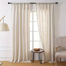 Y 89093 High-end linen curtain �߼������鴰���羳����ͨ