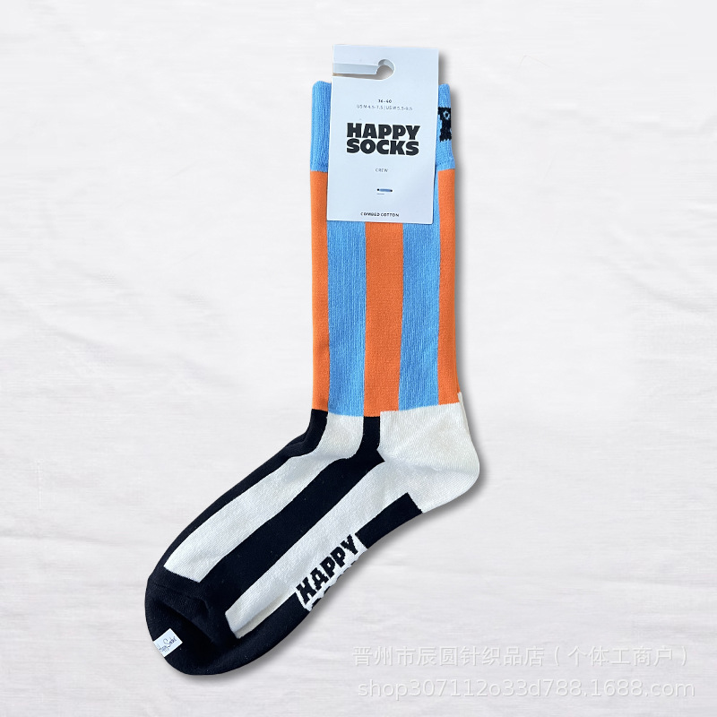 happysocks suecos calcetines de moda damas in-mode versátil animación calcetines de algodón de cintura alta al por mayor