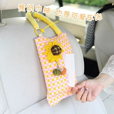 Car tissue box/set: Car Tissue Box Hanging Bag