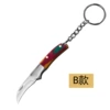 Bent wooden handle knife