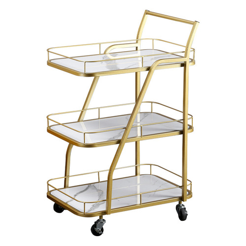 Restaurant handcart iron tea snack service cart 4S shop karaoke bar snack cart cake cart