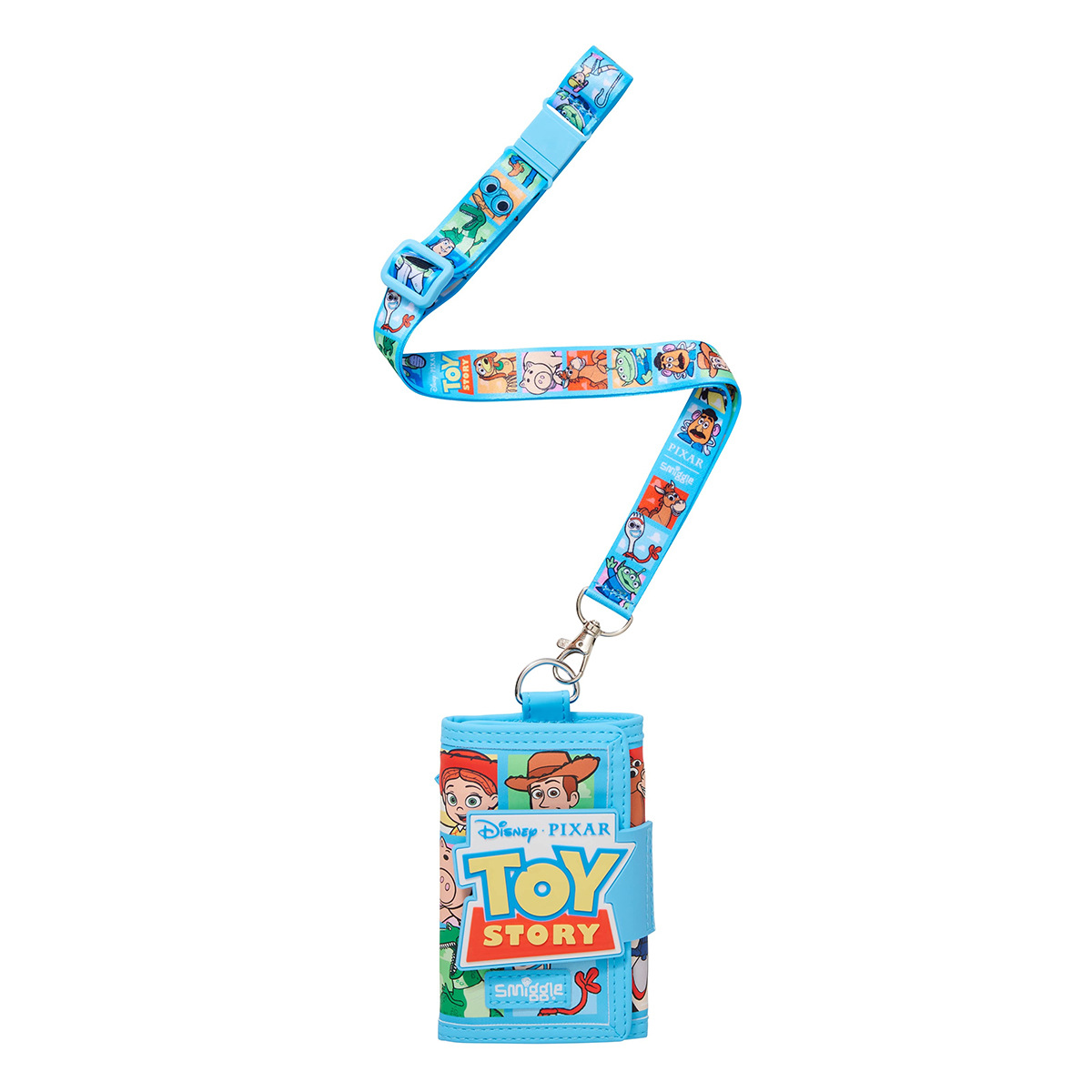 Blue toy, wallet