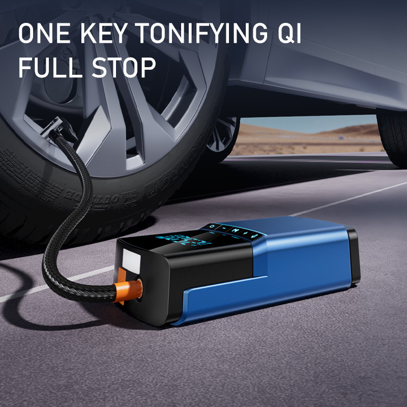 Cross-Border Bn03 Car Emergency Jump Starter with Built-In Air Pump, Multifunctional Power Bank and Ignition Device