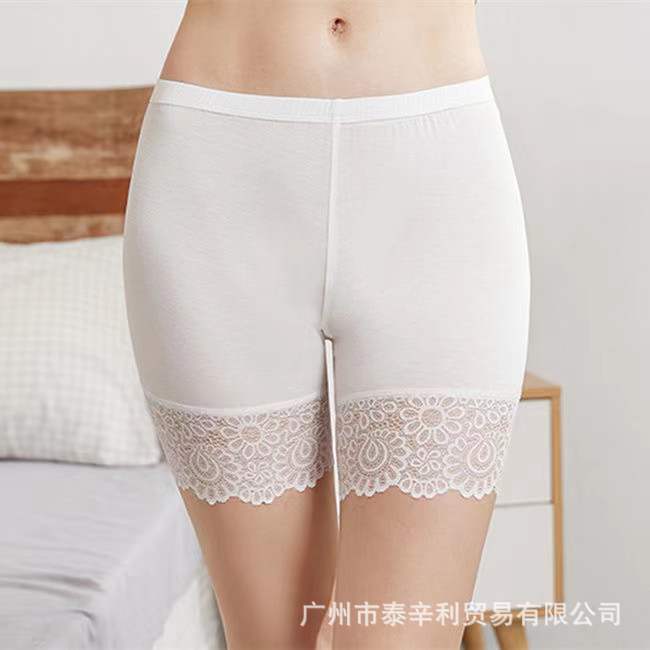 Modal safety pants anti-light summer lace large size three-point leggings women's thin insurance pants manufacturers wholesale