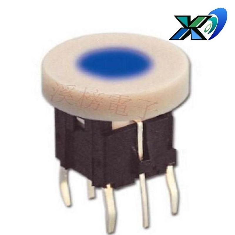 带灯复位开关圆盖10MM 供应带灯轻触开关6脚  带灯轻触开关6*6*10