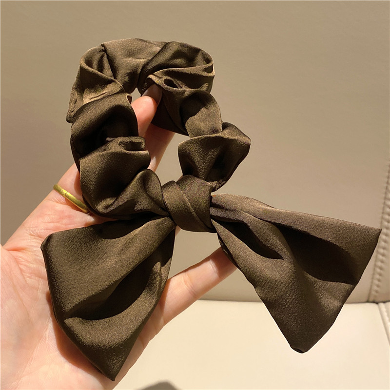 Solid Color Pattern Basic Simple Style Women's Solid Color Cloth Hair Tie