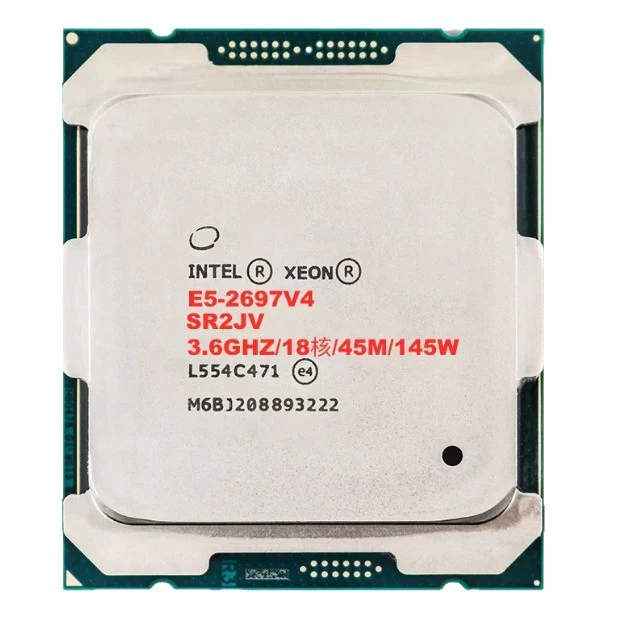 Intel Xeon E5-2643V4 2667V4 2697V4 2673V4 X99 серия серверный CPU