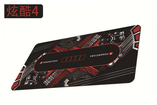 Texas poker estera de mesa Baijia dados paño estera de mesa redonda chip de juego de la tarjeta de Jack Negro alfombra de goma personalización