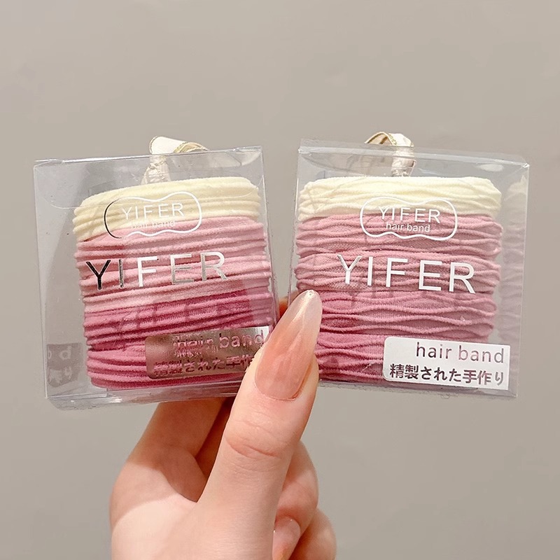 Niños de alta elasticidad cabello para mujeres 2025 nuevo estilo de alta calidad sensación de correa de correa de correa de cabeza atada bola de cabello anillo tocado