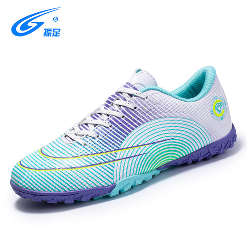 Zhenzu football shoes for boys and girls, low cut spiked rubber soles, jelly color football sneakers, wholesale dropshipping