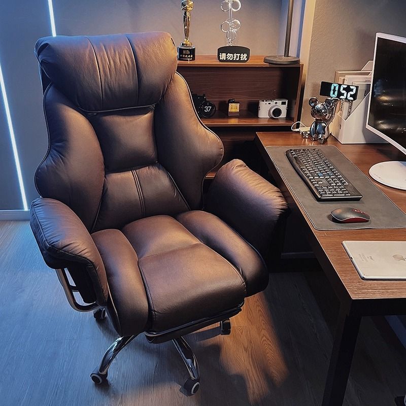 Home office chair, computer chair, comfortable for long sitting, business computer sofa chair, study desk chair, seat can recline