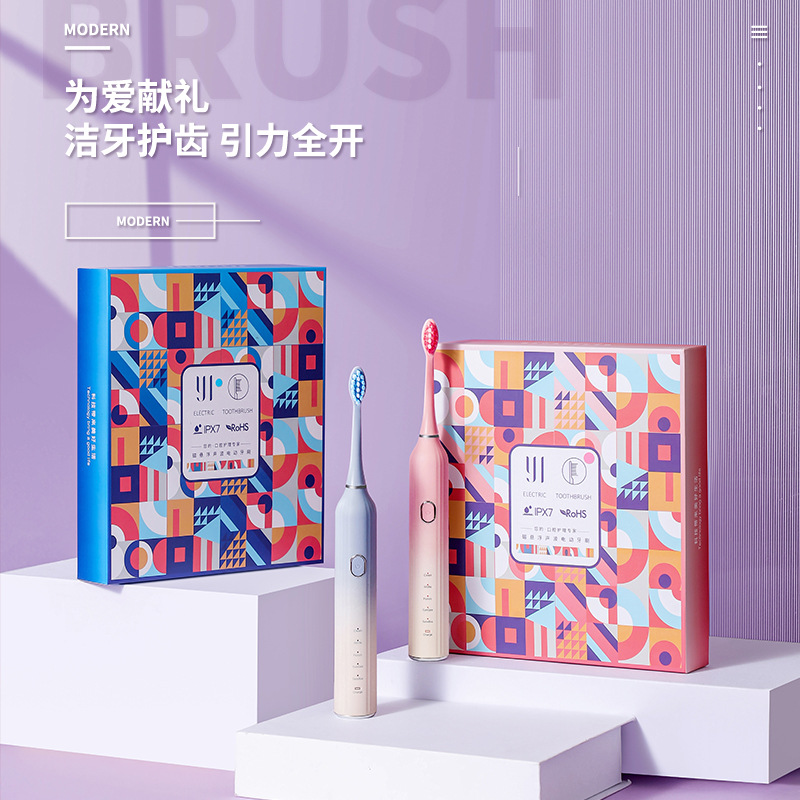 완전 자동 성인 어린이 전기 칫솔 부드러운 머리 초음파를 충전하는 공장 치과 임펄러 휴대용 치과 청소기