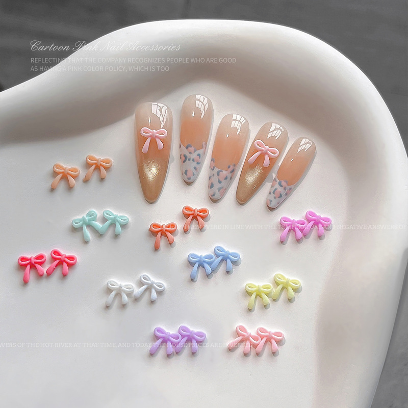 Nail Art Bow Jewelry 2025 New Color Hollow Floating Bow Tie Resin Cartoon Nail Decoration Wholesale Nail Art Bow Jewelry 2025 New Color Hollow Floating Bow Tie Resin Cartoon Nail Decoration Wholesale