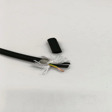 黑色拖链屏蔽电缆TRVVP 4*1数控机床专用雕刻机专用耐折弯