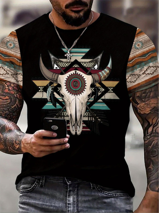 クロスボーダー Amazon AliExpress ホットストリートヒップホップ Tシャツヨーロッパとアメリカの春夏の新作メンズカジュアルラウンドネック半袖 Tシャツ|undefined