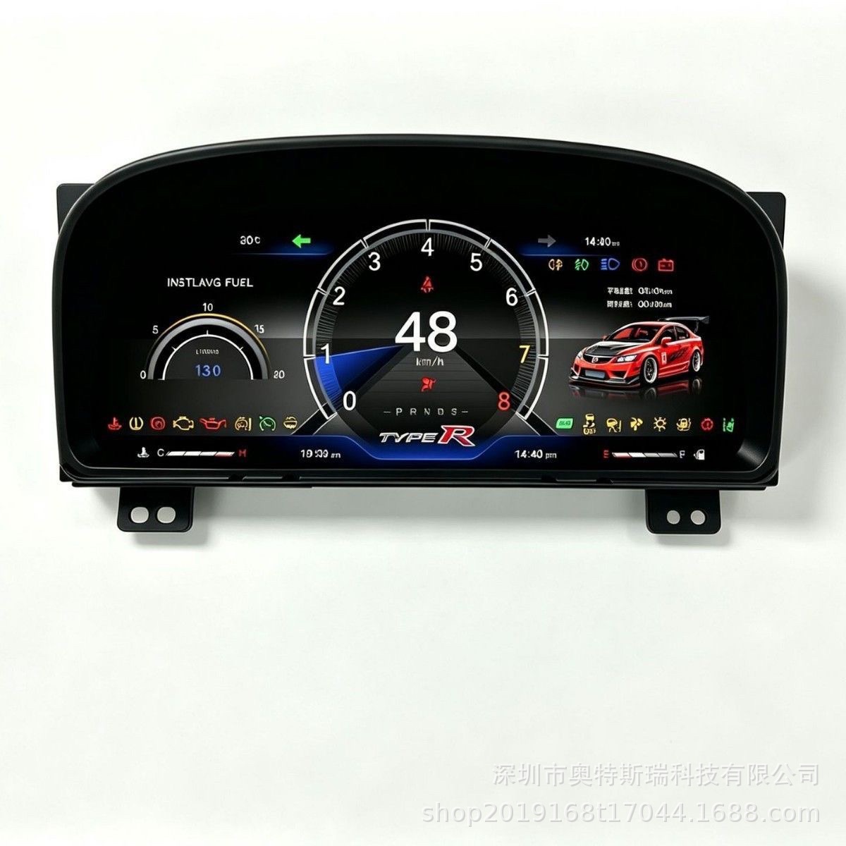 12.3inch Suitable for 2006-2011 Honda Civic LCD instrument panel, plug and play