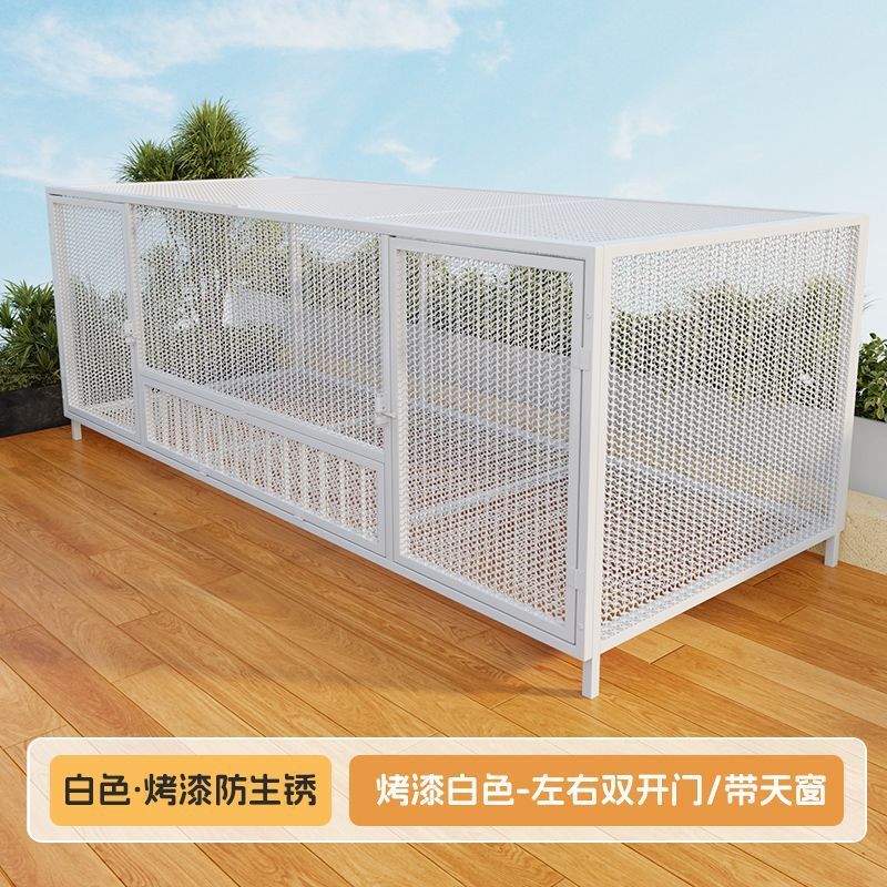 狗笼子大型犬中型犬狗笼带厕所家用室内外金毛拉布拉多笼宠物用品|undefined