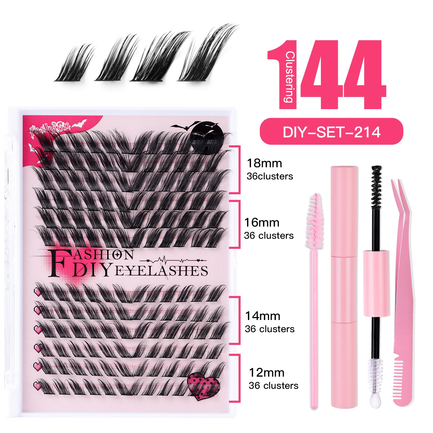 (Cross-border trading), false eyelashes, long set for eyelashes, new collection