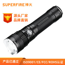 神火LED強光手電筒D16-T：USB直充、迷你、大容量電池。