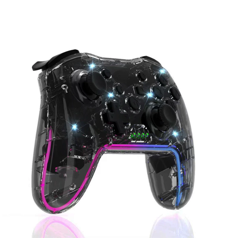Nintendo Switch Bluetooth беспроводной геймпад RGB красочный прозрачный геймпад ПК Android геймпад контроллер