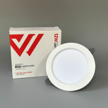 路易华登LED筒灯家装嵌入式天花灯6w9w12w18瓦压铸铝桶灯孔灯洞灯