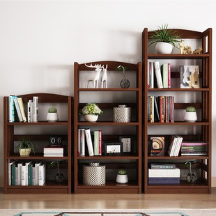 Книжная полка из натурального дерева, современный и минималистичный книжный шкаф, простая коробочка для хранения