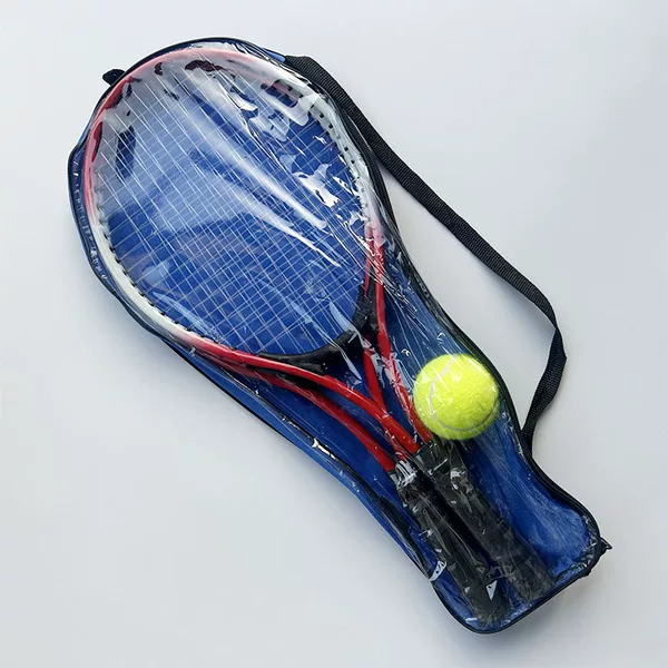 Children's tennis racket beginner small tennis racket alloy tennis training double racket with ball male and female students practice racket